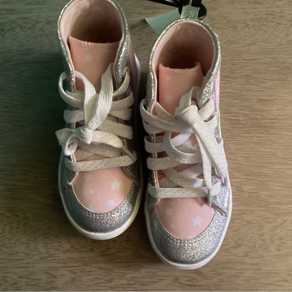 Grogu The Child Star Wars Toddler Girls Hightop Sneaker Size 9 - Picture 6 of 10